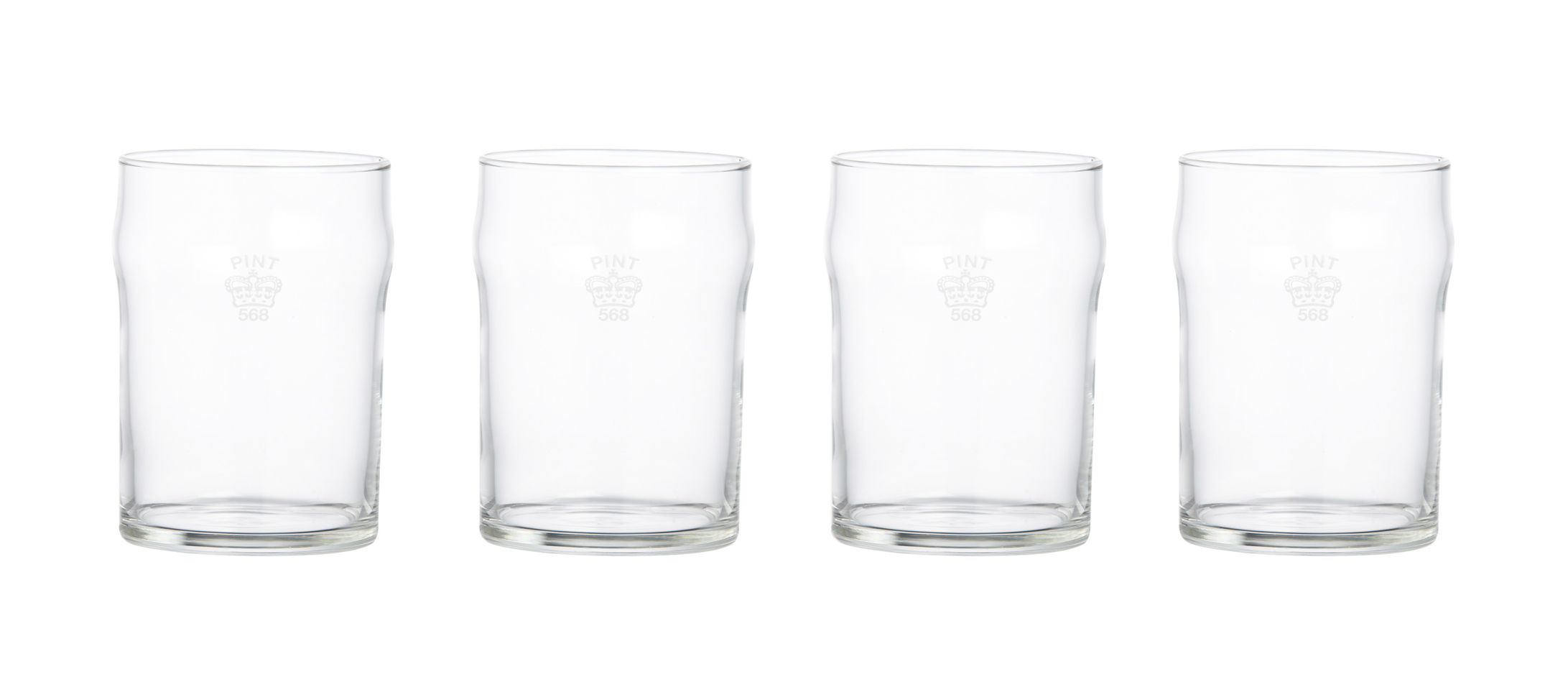 Half-pint tumbler glasses